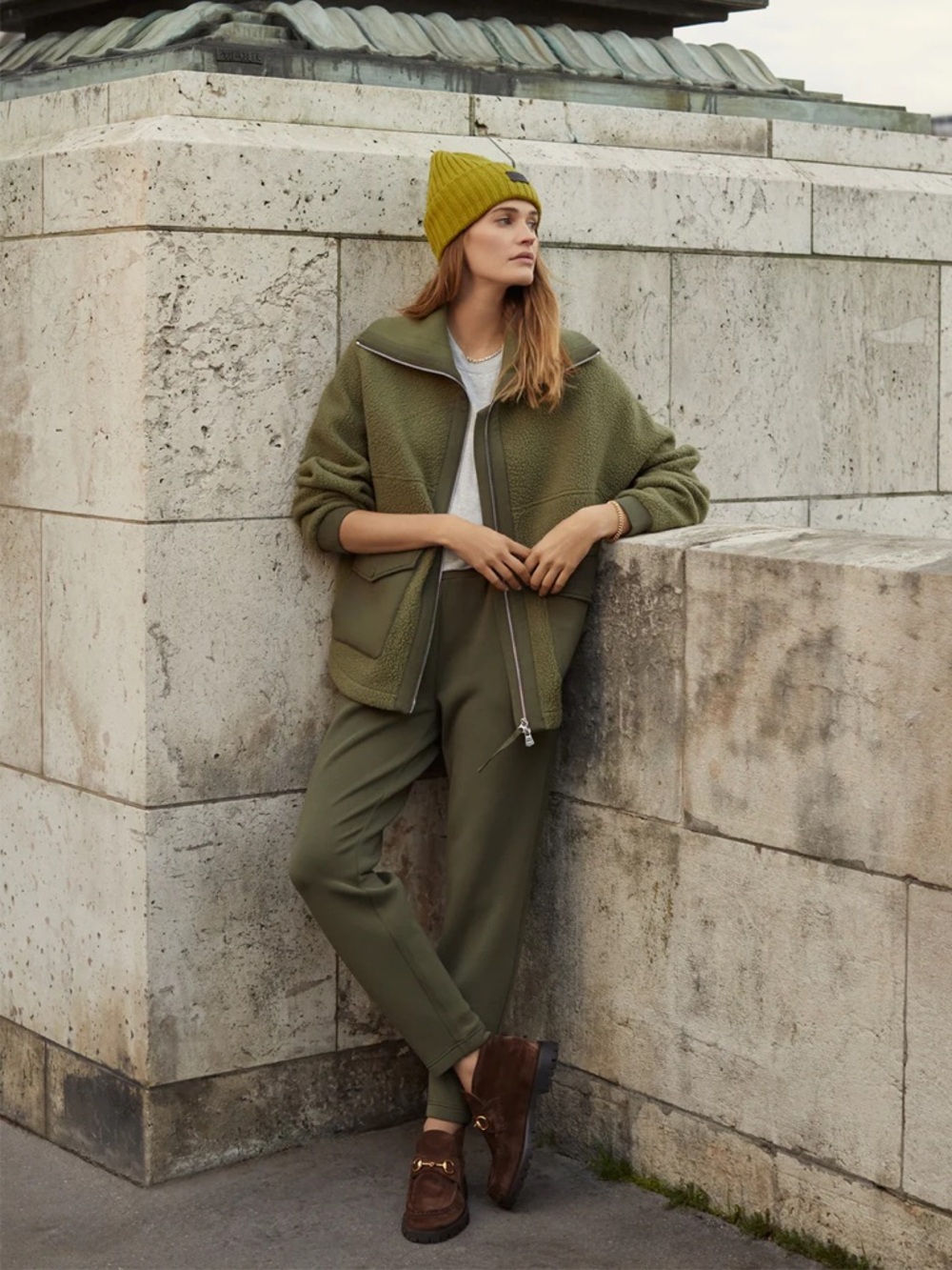 Varley Olive Night The Slim Pant 27.5"